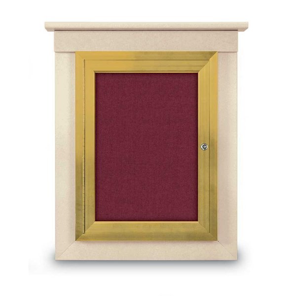 Sliding Glass Enclosed Letterboard, 48